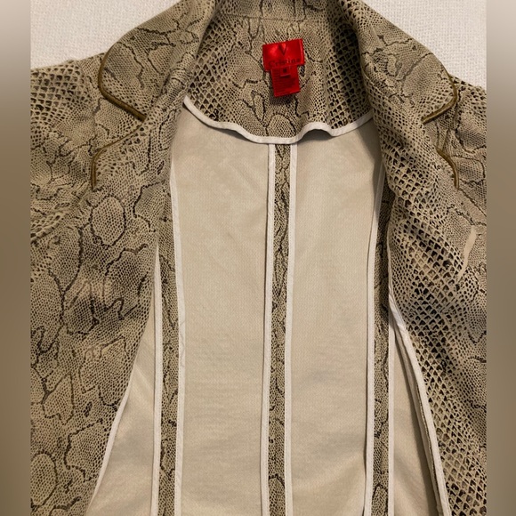 Faux Snakeskin Formal Jacket - Picture 3 of 4